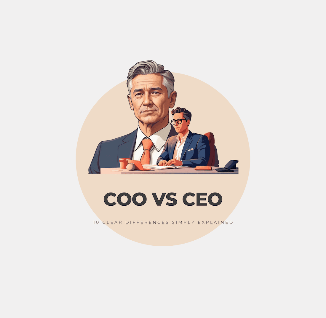 COO vs CEO: 10 Clear Differences in Responsibilities (2026)