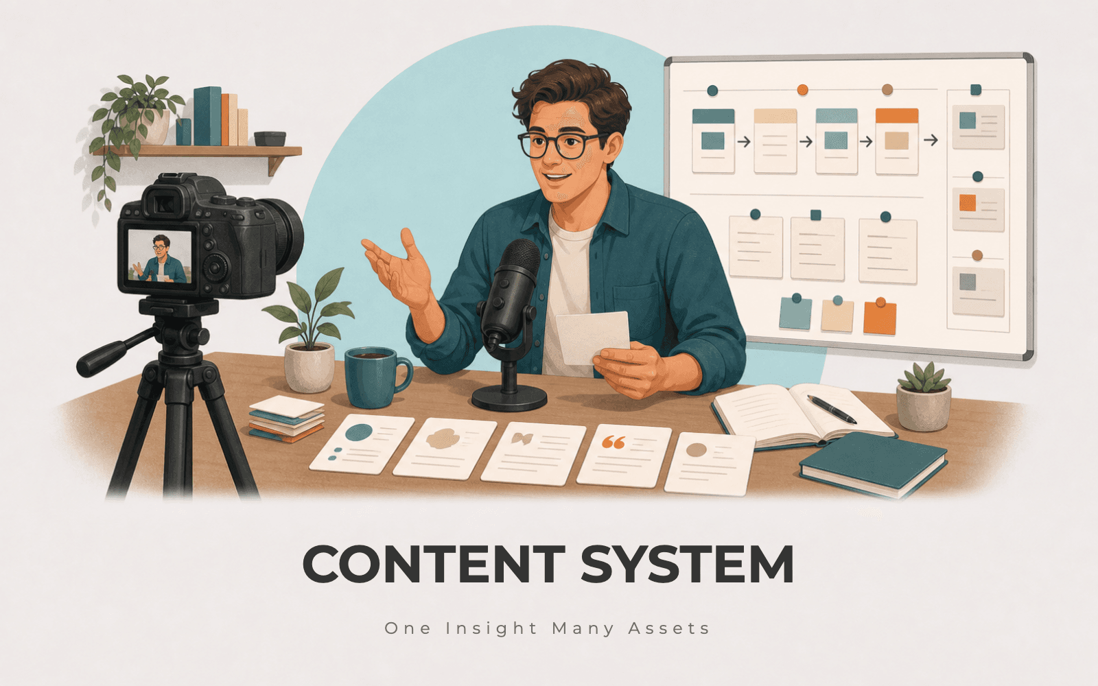 Founder Content System: Turn One Customer Insight Into 30 Assets (2026)